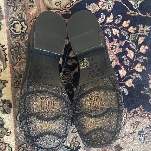 Untamed Street Ives Urban Slip On Shoe Penny Loafers  Classic Black Leather - Picture 10 of 15